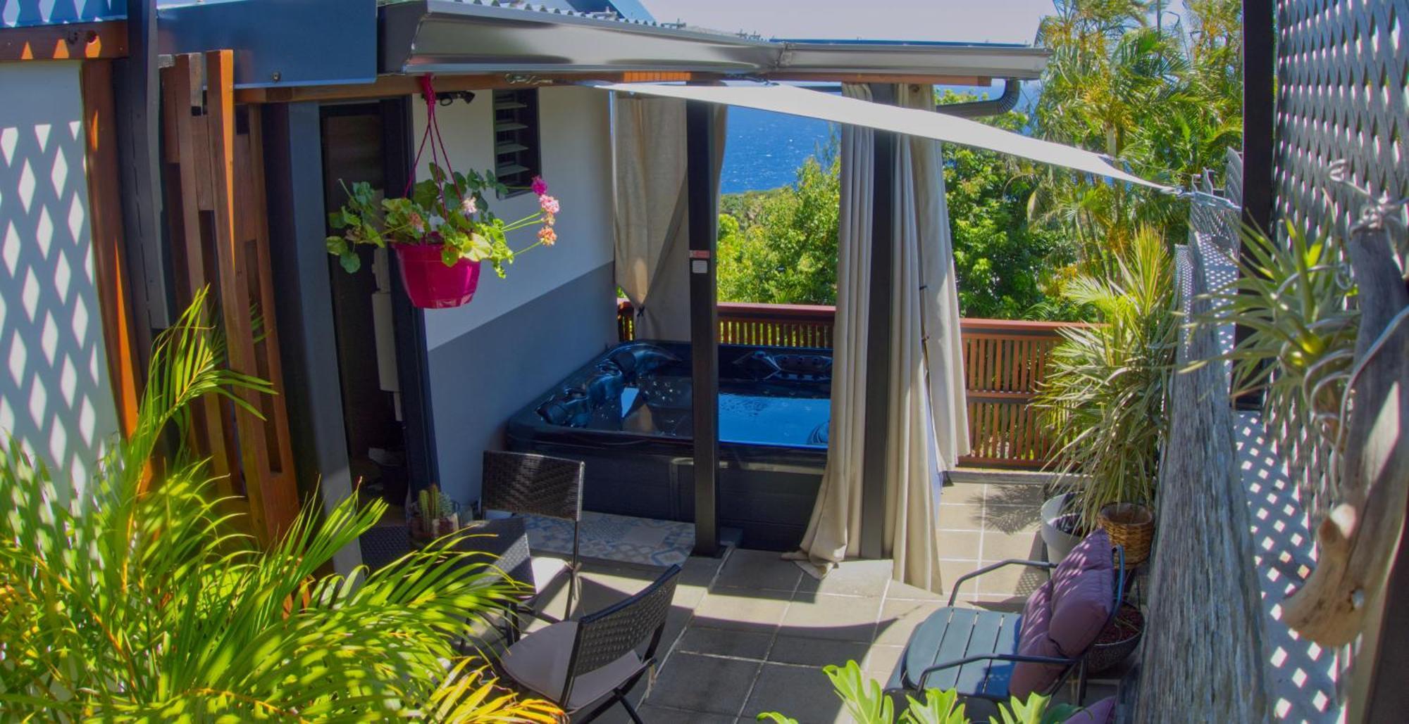 Ka Hema - Maison Entiere Avec Jacuzzi Et Vue Sur Mer 생조세프 외부 사진